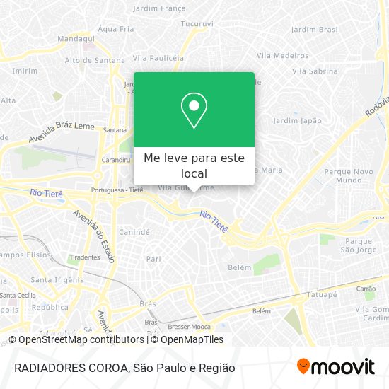 RADIADORES COROA mapa
