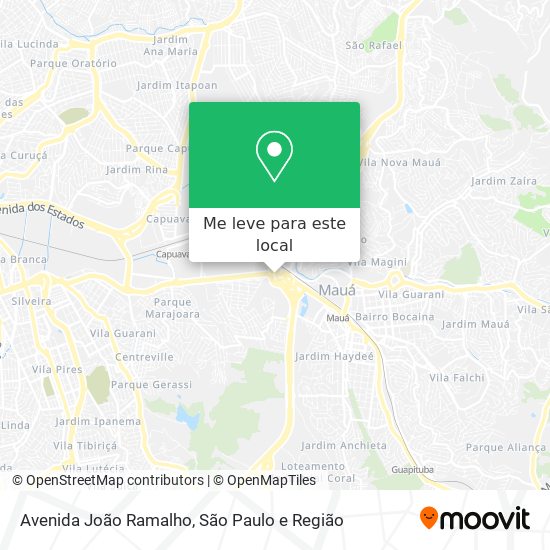 Avenida João Ramalho mapa