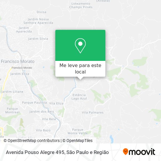 Avenida Pouso Alegre 495 mapa