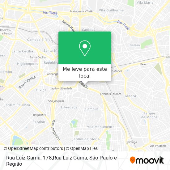 Rua Luiz Gama, 178,Rua Luiz Gama mapa