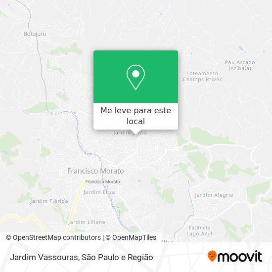 Jardim Vassouras mapa