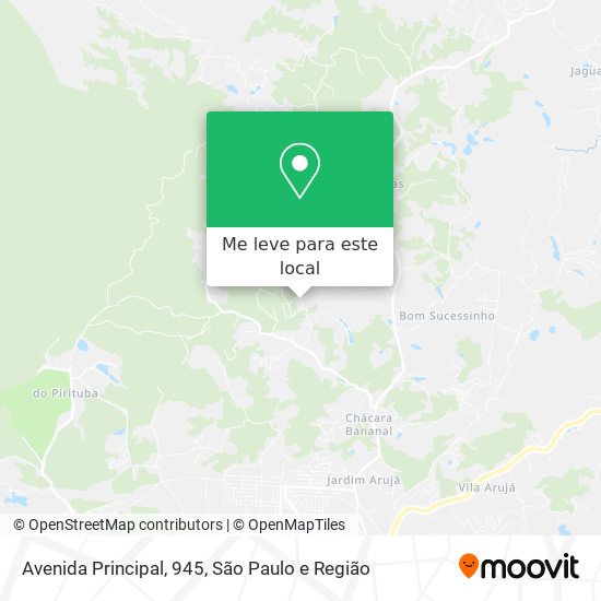 Avenida Principal, 945 mapa