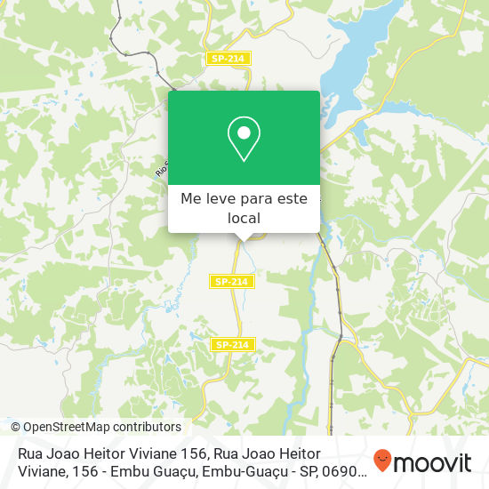 Rua Joao Heitor Viviane 156 mapa