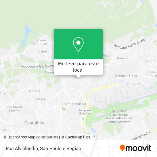 Rua Alvinlandia mapa