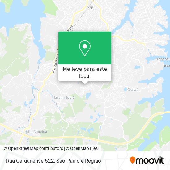 Rua Caruanense 522 mapa