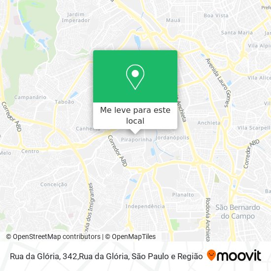 Rua da Glória, 342,Rua da Glória mapa