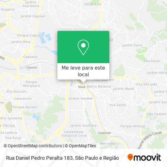 Rua Daniel Pedro Peralta 183 mapa