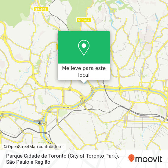 Parque Cidade de Toronto (City of Toronto Park) mapa