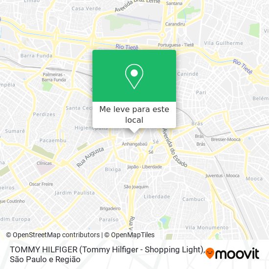 TOMMY HILFIGER (Tommy Hilfiger - Shopping Light) mapa