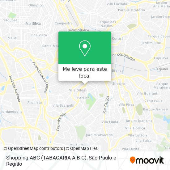 Shopping ABC (TABACARIA A B C) mapa