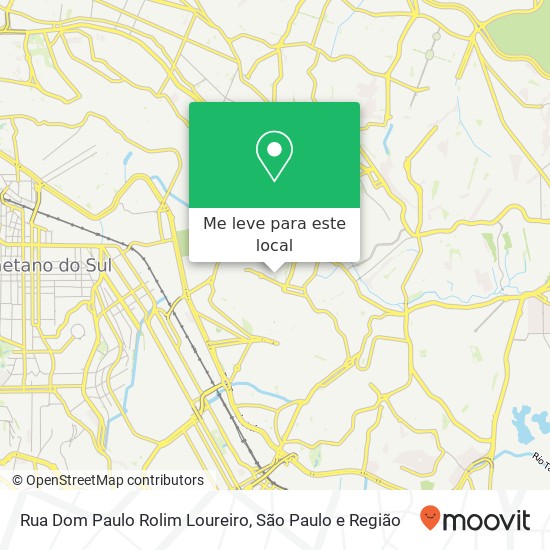 Rua Dom Paulo Rolim Loureiro mapa