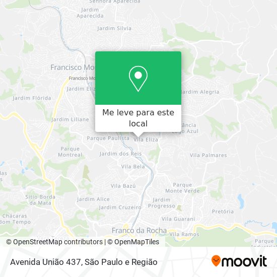 Avenida União 437 mapa