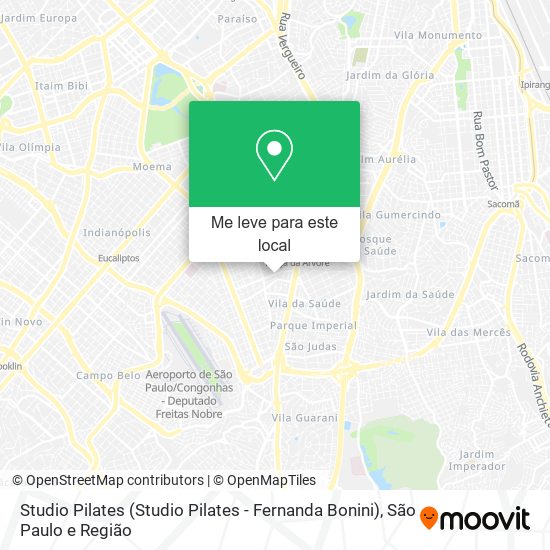 Studio Pilates (Studio Pilates - Fernanda Bonini) mapa