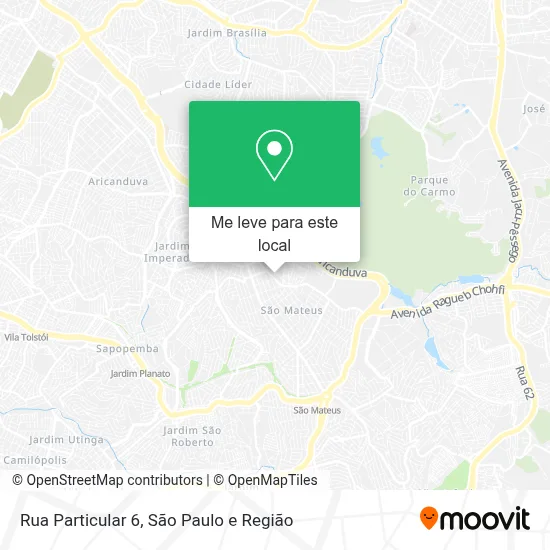 Rua Particular 6 mapa