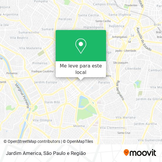 Jardim America mapa