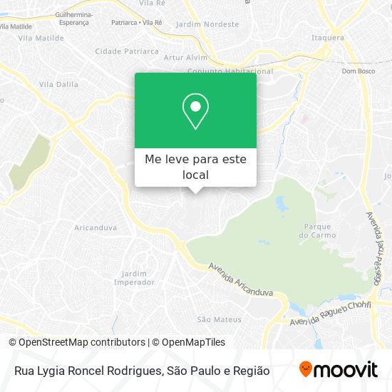 Rua Lygia Roncel Rodrigues mapa