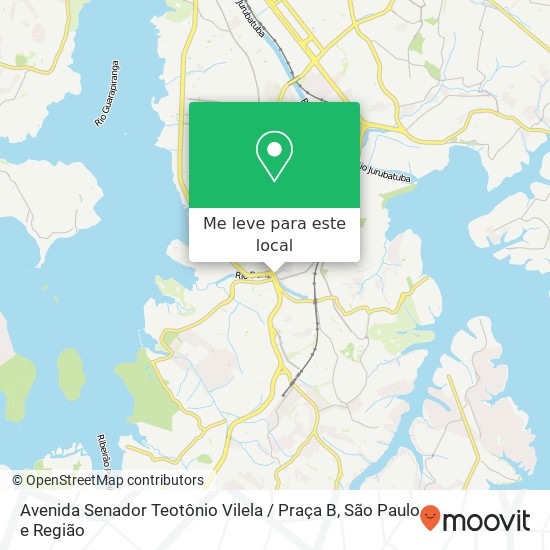 Avenida Senador Teotônio Vilela / Praça B mapa