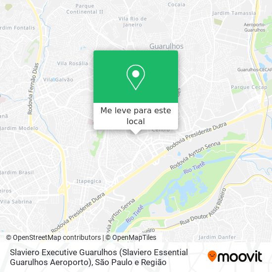 Slaviero Executive Guarulhos (Slaviero Essential Guarulhos Aeroporto) mapa