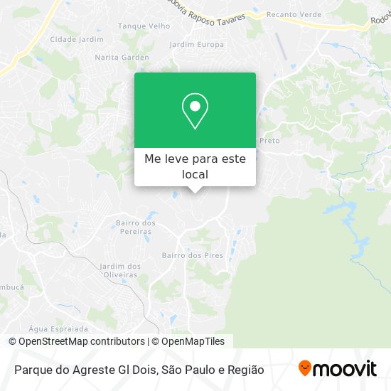 Parque do Agreste Gl Dois mapa