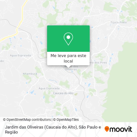 Jardim das Oliveiras (Caucaia do Alto) mapa