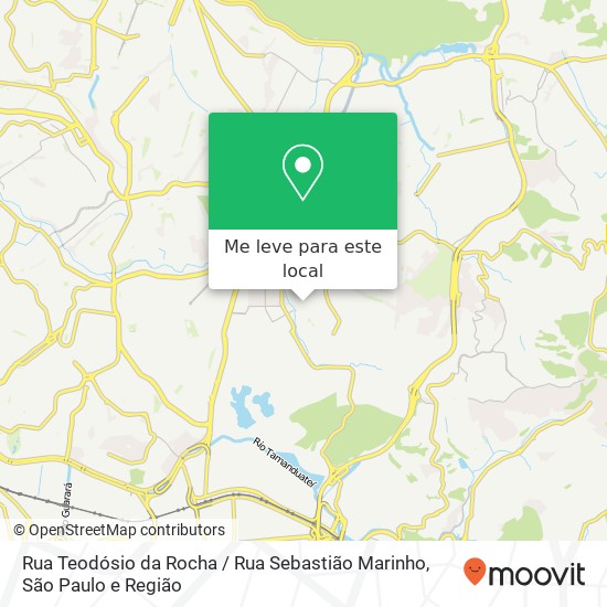 Rua Teodósio da Rocha / Rua Sebastião Marinho mapa