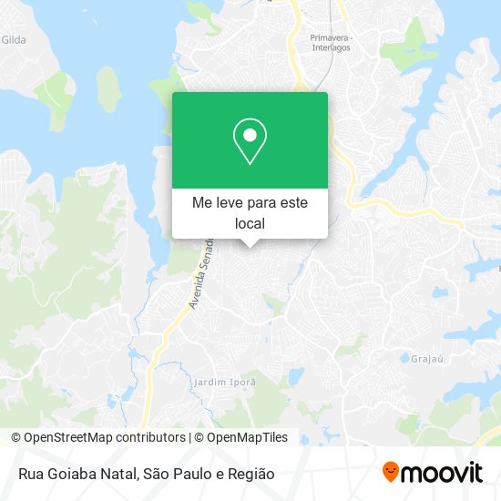 Rua Goiaba Natal mapa