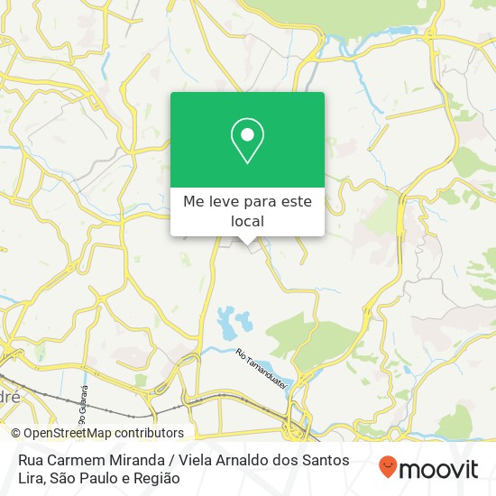 Rua Carmem Miranda / Viela Arnaldo dos Santos Lira mapa