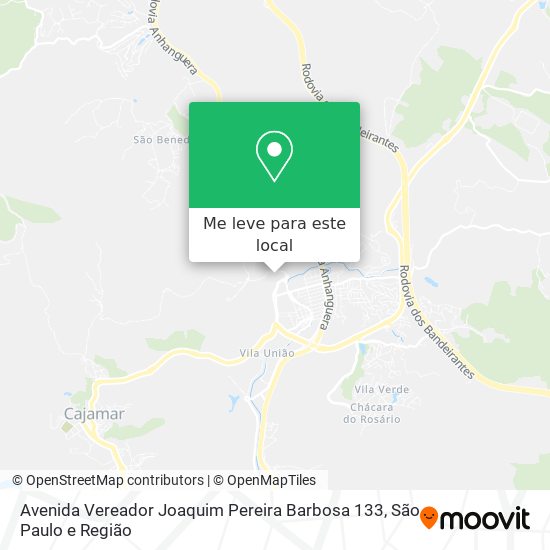 Avenida Vereador Joaquim Pereira Barbosa 133 mapa