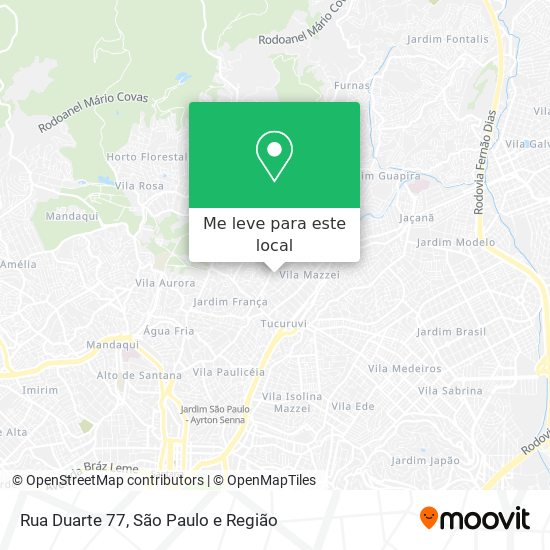Rua Duarte 77 mapa