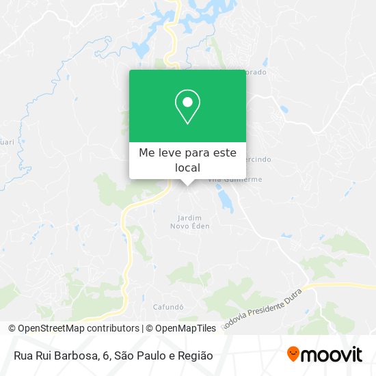 Rua Rui Barbosa, 6 mapa