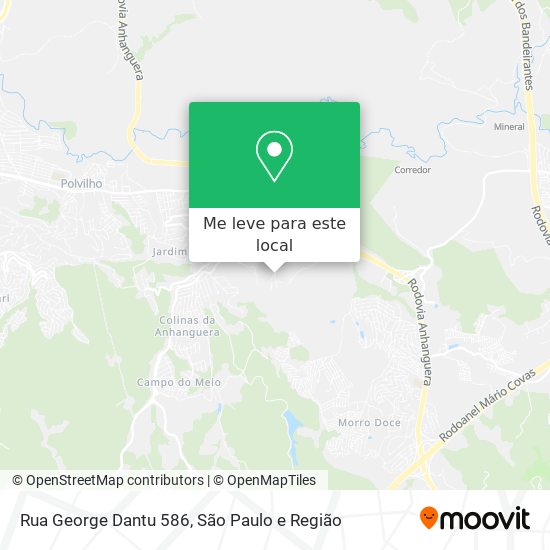 Rua George Dantu 586 mapa