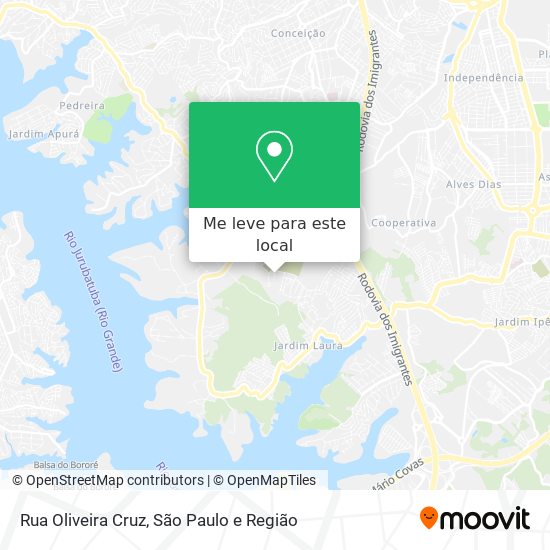 Rua Oliveira Cruz mapa