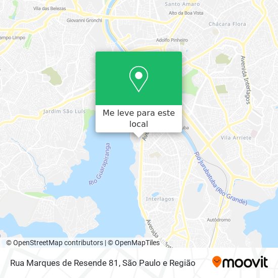 Rua Marques de Resende 81 mapa
