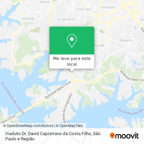 Viaduto Dr. David Capistrano da Costa Filho mapa