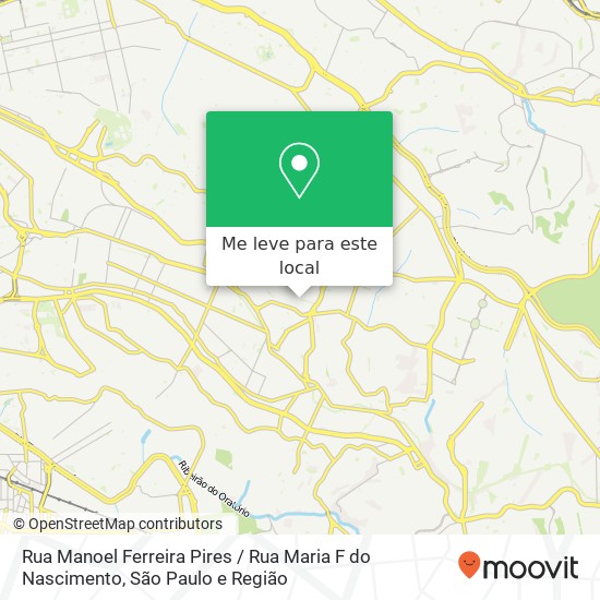 Rua Manoel Ferreira Pires / Rua Maria F do Nascimento mapa