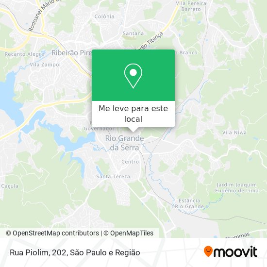 Rua Piolim, 202 mapa