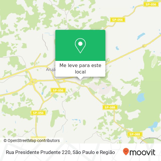 Rua Presidente Prudente 220 mapa