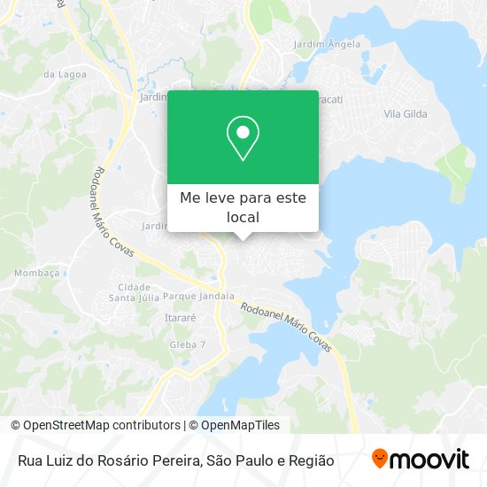 Rua Luiz do Rosário Pereira mapa