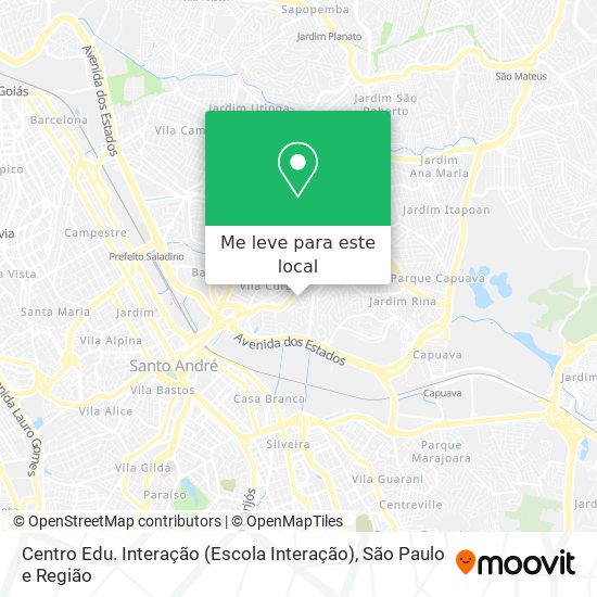 Centro Edu. Interação (Escola Interação) mapa