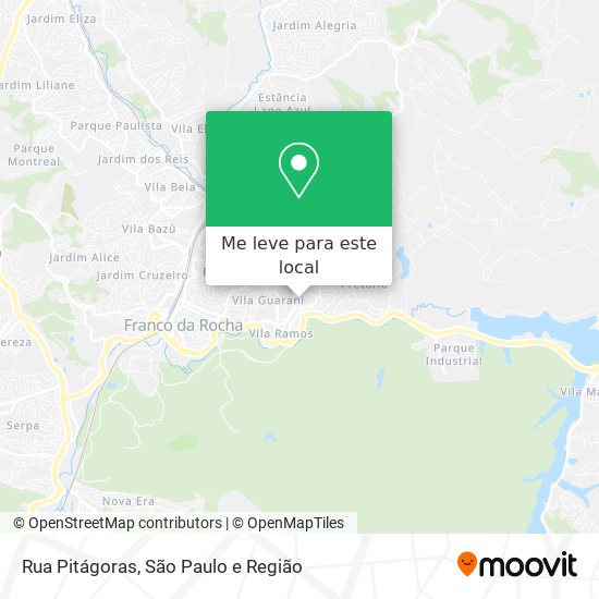 Rua Pitágoras mapa