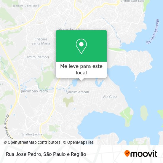 Rua Jose Pedro mapa