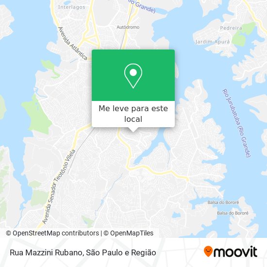 Rua Mazzini Rubano mapa