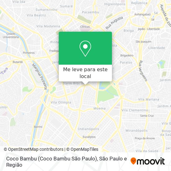 Coco Bambu (Coco Bambu São Paulo) mapa