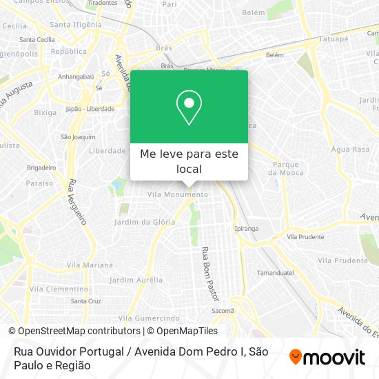 Rua Ouvidor Portugal / Avenida Dom Pedro I mapa
