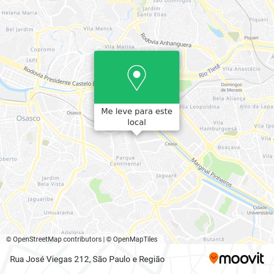 Rua José Viegas 212 mapa
