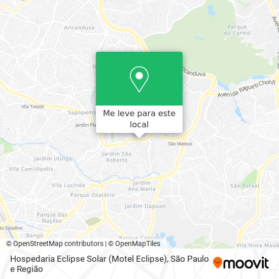 Hospedaria Eclipse Solar (Motel Eclipse) mapa