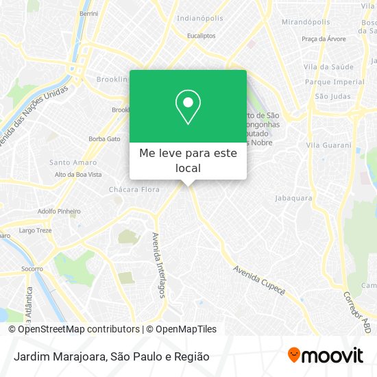 Jardim Marajoara mapa