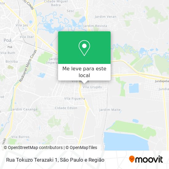 Rua Tokuzo Terazaki 1 mapa