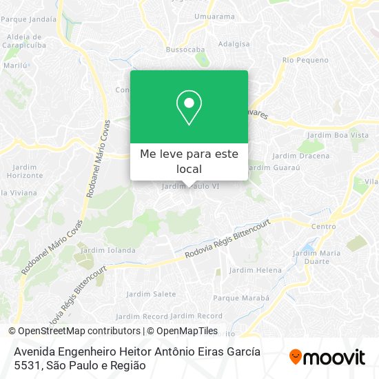 Avenida Engenheiro Heitor Antônio Eiras García 5531 mapa