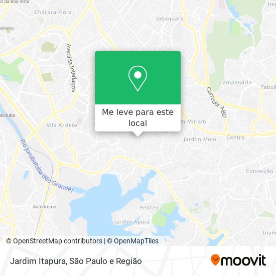 Jardim Itapura mapa